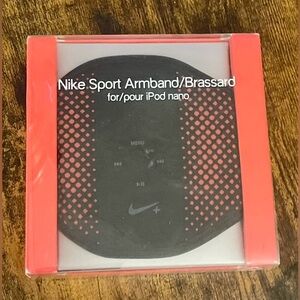 Nike Sport Armband for iPod Nano Black/Red New In Box